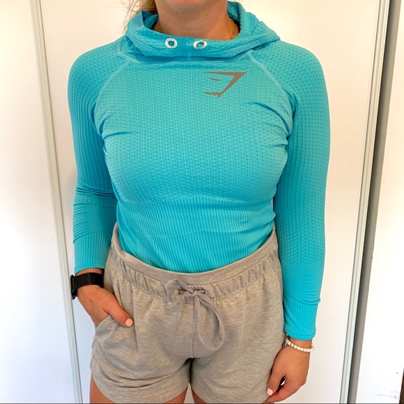 3/30$ Gymshark hoodie workout top - Picture 1 of 7